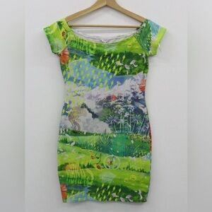 Guess by J Balvin Vibras Jungle Print Mini Dress